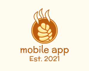 Hot - Fresh Bread Bakery logo design