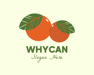 Plum - Organic Fruit Oranges logo design