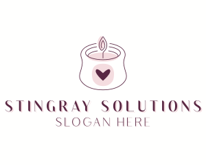 Valentine Candle Wellness Logo