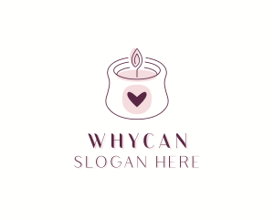 Candle Heart Wellness Logo