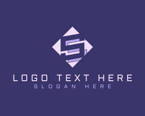 Geometric - Startup Studio Letter S logo design