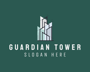 Tower Skyscraper Architect logo design