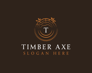 Logging Sawmill Woodwork logo design