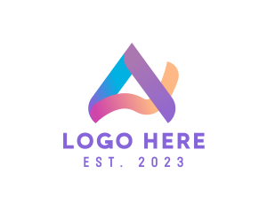 Designer - Colorful Letter A Media logo design