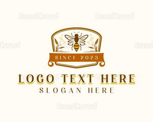 Bee Honeycomb Apothecary Logo