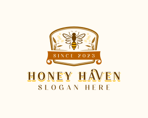 Bee Honeycomb Apothecary logo design