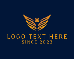 Gradient - Elegant Wings Hotel logo design