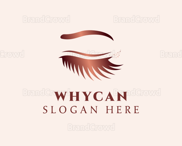 Gradient Eyelash Salon Logo