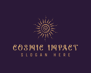 Elegant Cosmic Sun  logo design