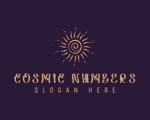 Elegant Cosmic Sun  logo design