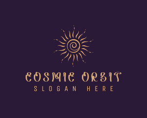 Elegant Cosmic Sun  logo design