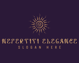 Elegant Cosmic Sun  logo design