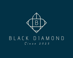 Clover Diamond Business logo design