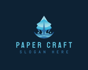 Paper Plane Flight logo design