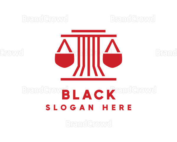 Pillar Legal Scales Logo