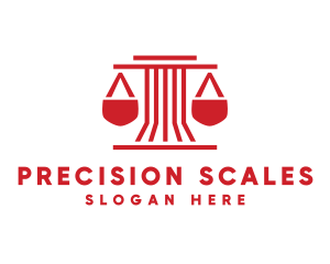 Scales - Pillar Legal Scales logo design