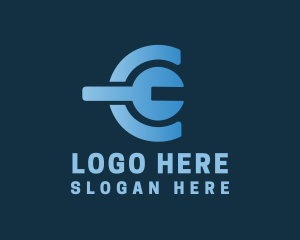 Mechanic - Repair Service Lettermark logo design