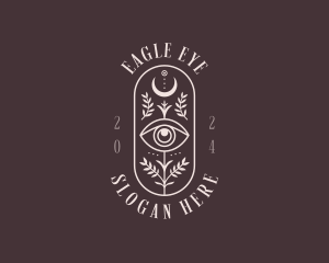 Bohemian Moon Eye logo design