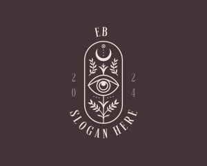 Fortune Telling - Bohemian Moon Eye logo design