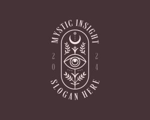 Bohemian Moon Eye logo design