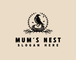 Bird Nest Egg logo design