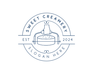 Cake Dessert Bakeshop logo design