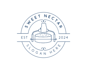 Cake Dessert Bakeshop logo design