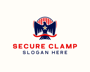 Eagle Wings Security logo design