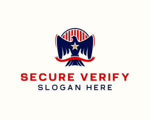 Eagle Wings Security logo design