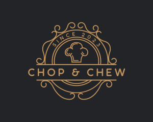 Chef Hat Gourmet Catering Logo