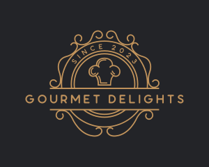 Chef Hat Gourmet Catering logo design