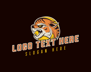 Feline - Gaming Tiger Beast logo design