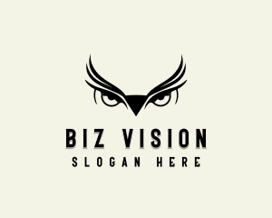 Surveillance Owl Eye logo design