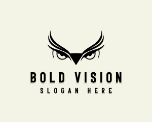 Surveillance Owl Eye logo design