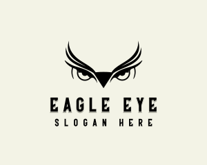 Surveillance Owl Eye logo design