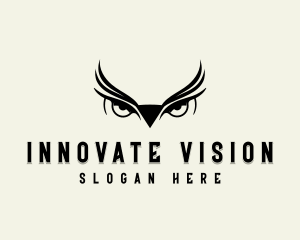 Surveillance Owl Eye logo design