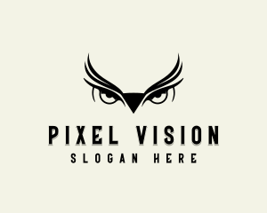 Surveillance Owl Eye logo design