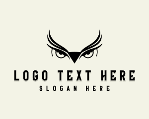 Zoo - Surveillance Owl Eye logo design