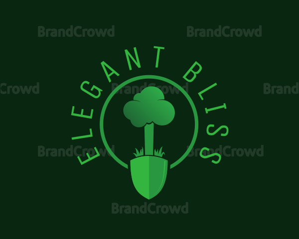 Tree Planting Trowel Logo