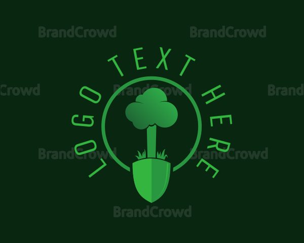 Tree Planting Trowel Logo