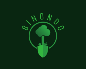 Natural - Tree Planting Trowel logo design