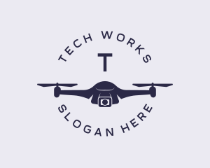 Tech Drone Camera logo design