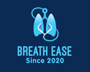 Respiration - Respiratory Lung Check Up logo design