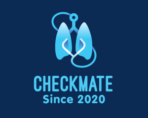 Respiratory Lung Check Up logo design