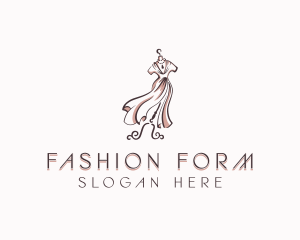 Fashion Stylist Gown logo design