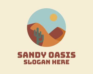 Dune - Desert Dunes Landscape logo design