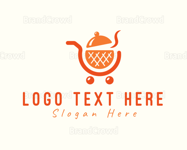 Cooking Shopping Cart Logo