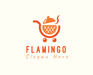 Food Delivery - Cooking Shopping Cart logo design