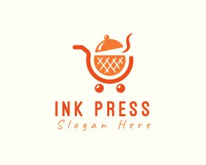 Restaurant - Cooking Shopping Cart logo design