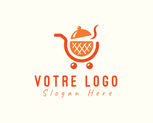 Shopping - Cooking Shopping Cart logo design